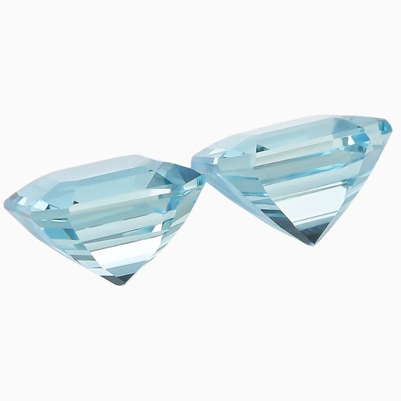 aquamarine matching pair