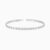 Lab Grown Diamond Arrow Flexible Bangle with lab grown diamonds in 14k solid gold