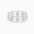 Beaded Lab Grown Diamond Flower Clover Ring