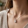 Bezel Set IGI Certified Heart Cut Lab Grown Diamond Necklace