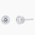 Bezel Set Natural Diamond Stud Earrings