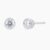 Bezel Set Lab Grown Diamond Stud Earrings