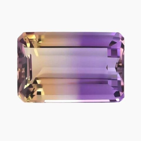 bicolor ametrine gemstone