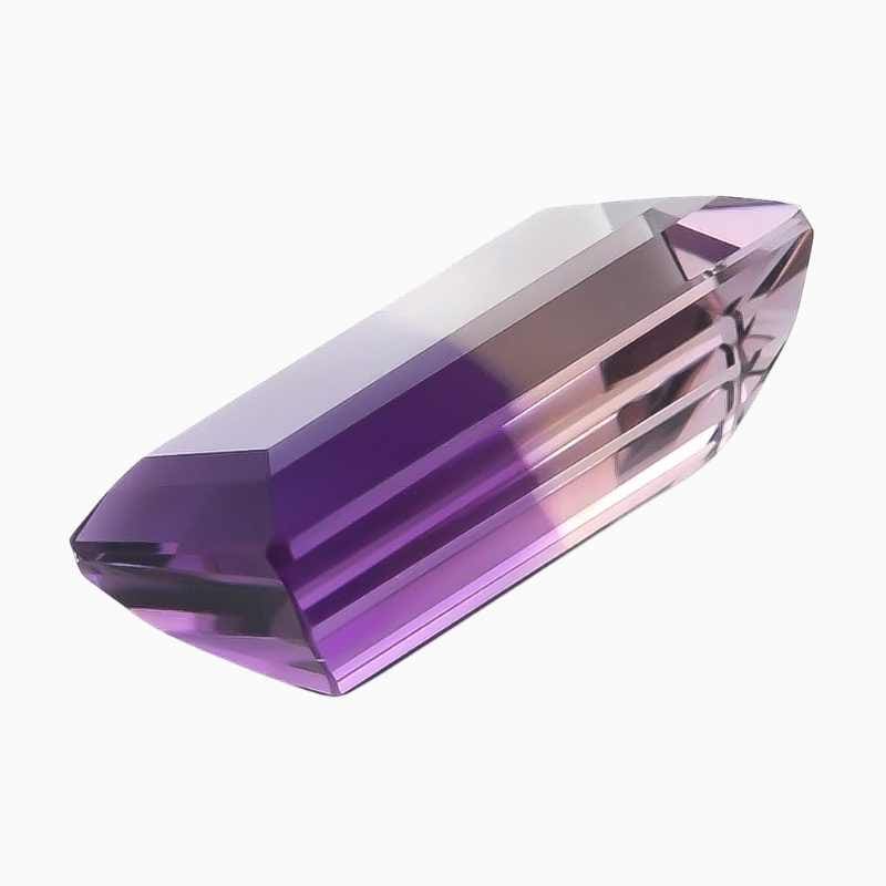 natural bicolor ametrine