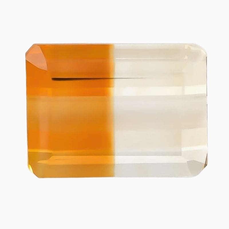 Natural Bicolor Citrine gemstone