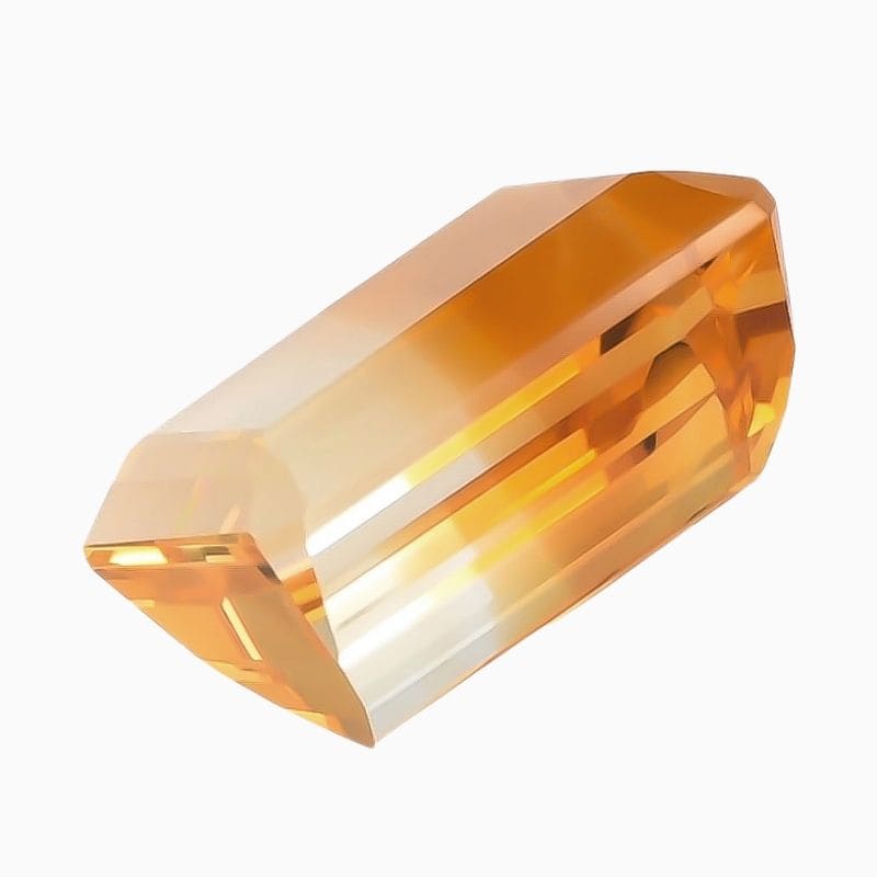 Natural Bicolor Citrine gemstone