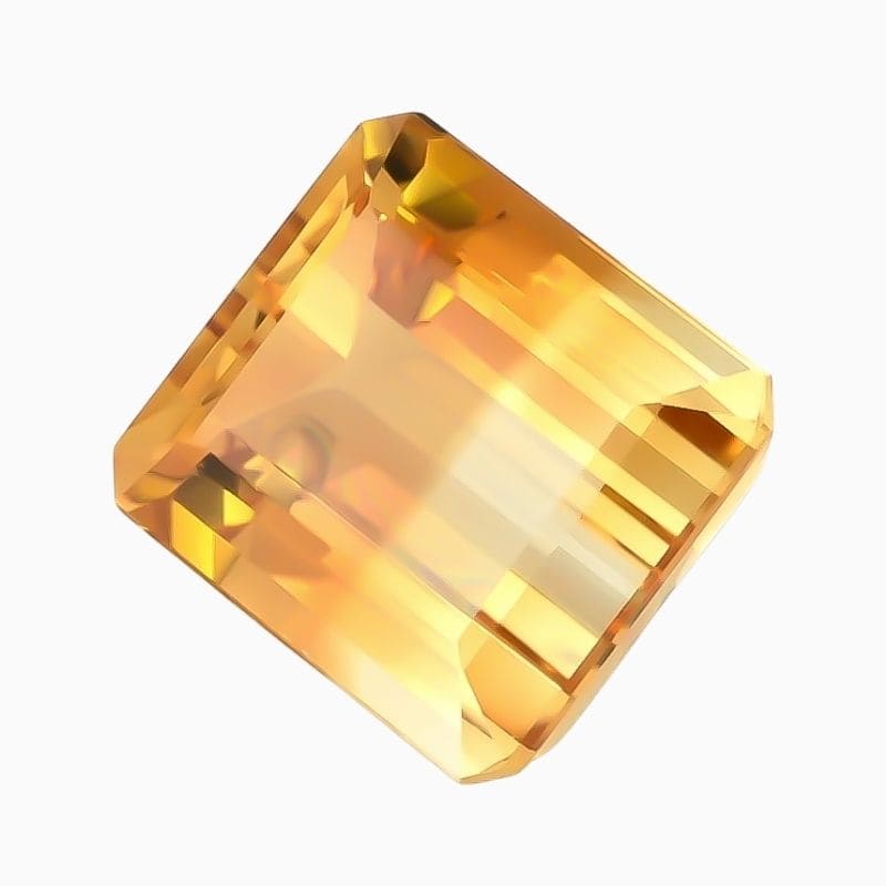 Natural Bicolor Citrine gemstone
