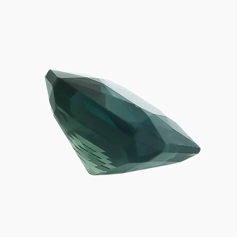 natural blue green sapphire gemstone