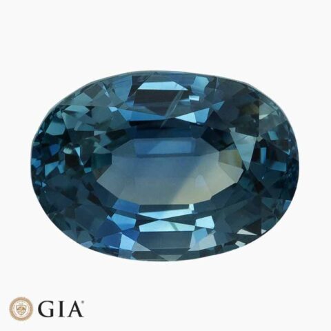 natural blue sapphire gemstone