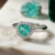 Brazilian Paraiba Diamond Gold Ring