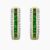 Tsavorite diamond earrings in 14K Yellow Gold