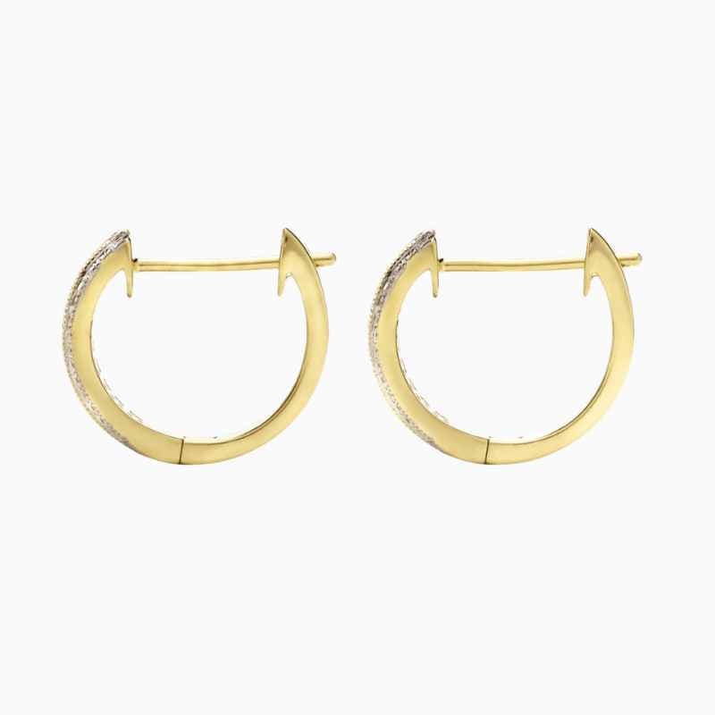 Green Spark Tsavorite Diamond Earrings