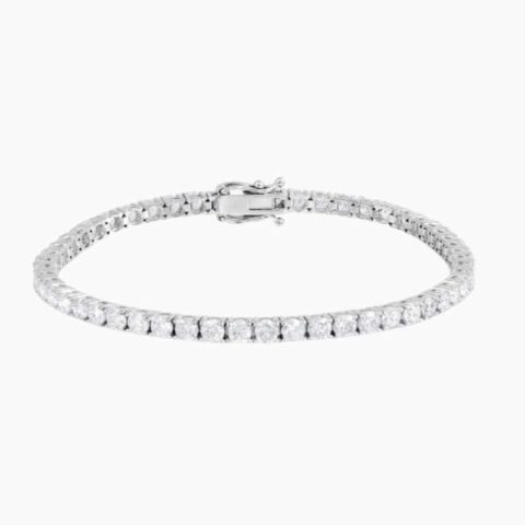 Trio Lab Grown Diamond Link Bracelet