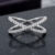 Criss Cross Half Way Lab Grown Diamond Ring