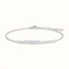 Dainty Bar Natural Diamond Bracelet natural diamond jewelry