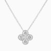 Lab Grown Diamond Clover Necklace