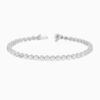 Lab Grown Diamond Cupcake Set Tennis Bracelet with lab grown diamonds in 14k solid gold