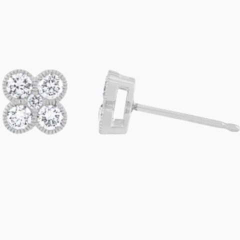 diamond stud earring