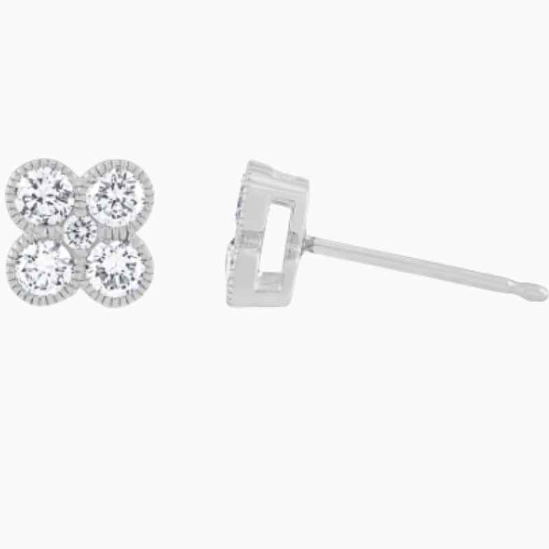 diamond stud earring