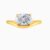 Floating East West Lab Grown Diamond Oval Ring