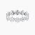 Flower Cluster Natural Diamond Eternity Ring | Stud Gems