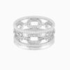 Four Row Stacked Lab Grown Diamond Ring
