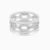 Four Row Stacked Lab Grown Diamond Ring