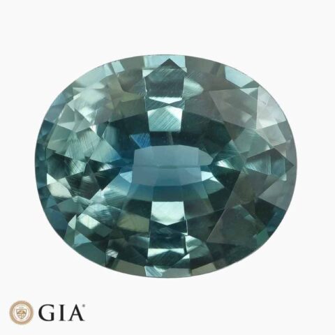 Natural Greenish Blue Sapphire gemstone