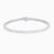 Half Bezel Set Lab Grown Diamond Tennis Bracelet with lab grown diamonds in 14k solid gold