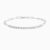 Half Paperclip And Lab Grown Diamond Tennis Bracelet with lab grown diamonds in 14k solid gold