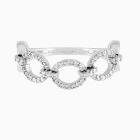 Halfway Lab Grown Diamond Link Ring