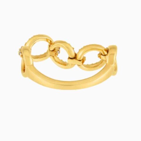 lab grown diamond link ring