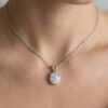 IGI Certified Round Cut Lab Grown Diamond Necklace