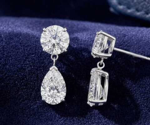 Diamond Drop Earrings