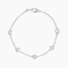 Exquisite 4 Prong Lab Grown Diamond Tennis Bracelet