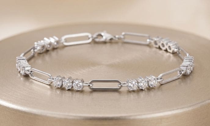 Lab-grown bracelet