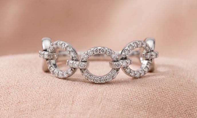 Lab-grown ring diamond
