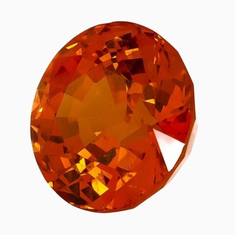 natural mandarin garnet 3 04 carats