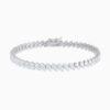 Marquise Shaped Illusion Natural Diamond Tennis Bracelet natural diamond jewelry