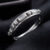 Minimal Diamond Platinum Band Stack Ring