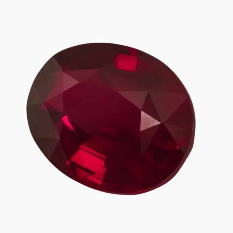 oval mozambique ruby