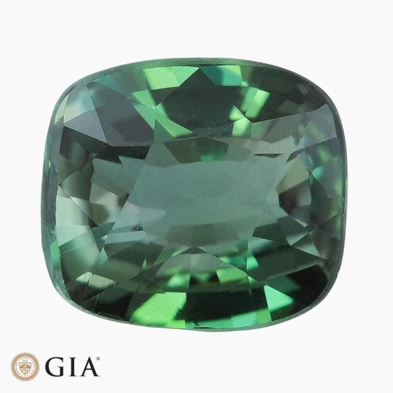 Azure Dusk Alexandrite Cushion Gemstone