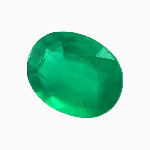 Natural Emerald oval gemstone