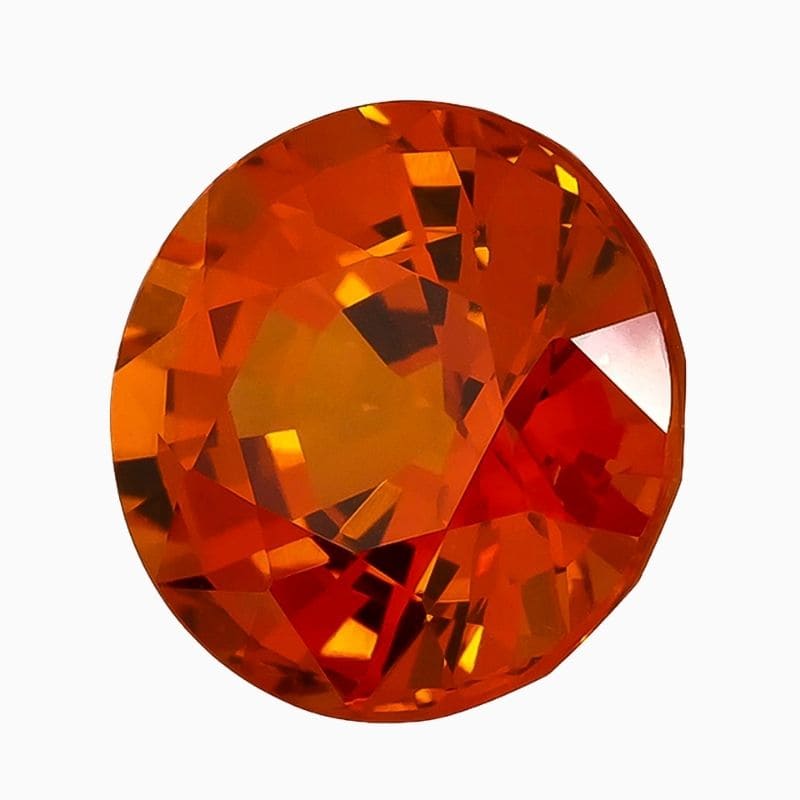 natural mandarin garnet 3 83 carats
