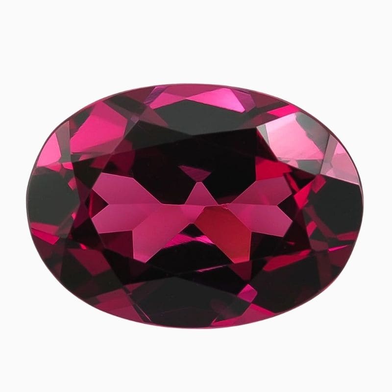 natural rhodolite garnet 6 37 carats