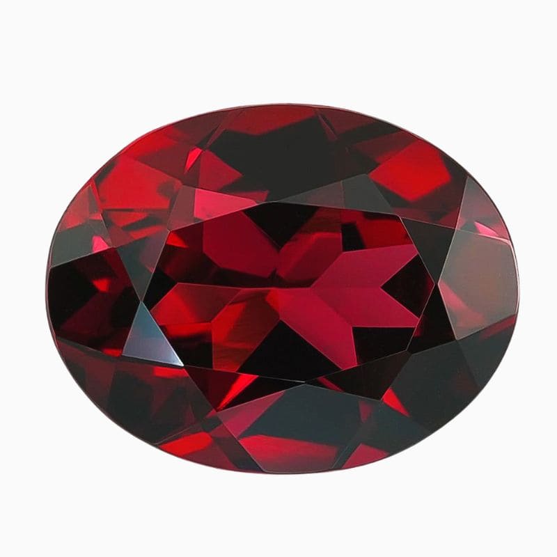 natural rhodolite garnet 8 19 carats