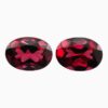 natural rhodolite garnet pair gemstones 15 23 carats