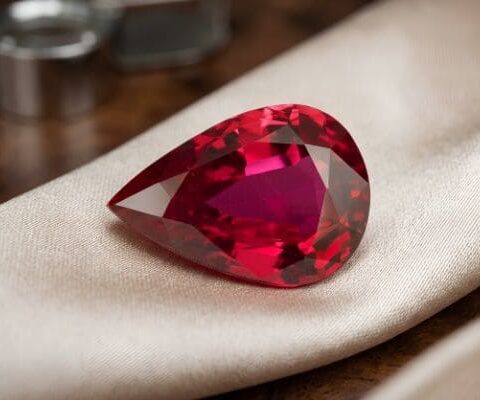 Natural unheated 2.45 carat Mozambique Pigeon Blood ruby with GRS and SSEF certification