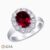 Natural Ruby oval ring