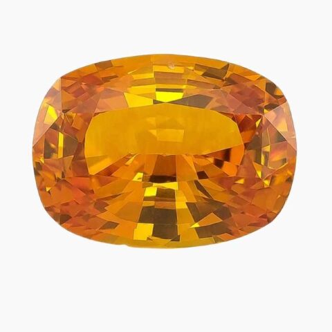 Natural Orange Sapphire gemstone